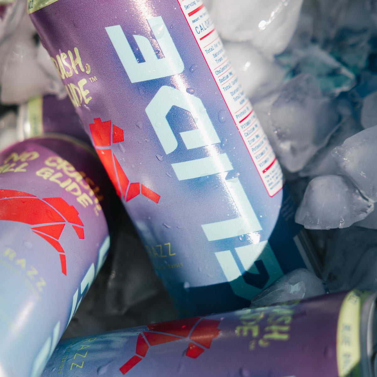 Glide Energy Blue Razz energy drink